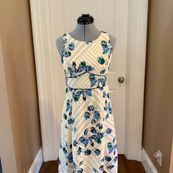 Banana Republic fully lined Floral Midi Dress - Picture 3 of 7